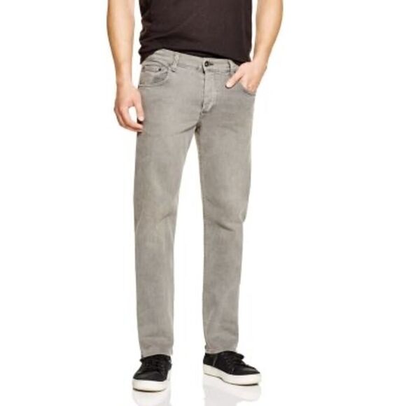 RAG AND BONE standard issue fit 2 slim leg in IRON pants M1223K302 MSRP $280 - Picture 1 of 9